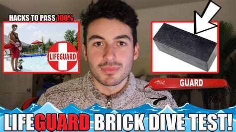 is the lifeguard brick test hard|lifeguard multiple choice test.